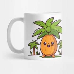 Life With Papaya Juicy Fruit Art Mug